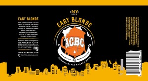 Alphabet City Brewing Company Easy Blonde