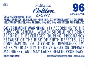 Michelob Golden Light 