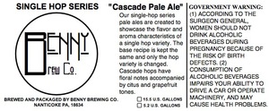 Benny Brew Co. Cascade Pale Ale