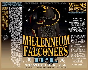 Wiens Brewing Company Millennium Falconer's March 2014