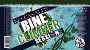 Keegan Ales Bine Climber Session IPA March 2014