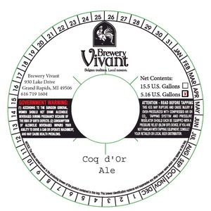 Brewery Vivant Coq D'or