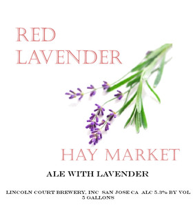 Red Lavender Hay Market March 2014