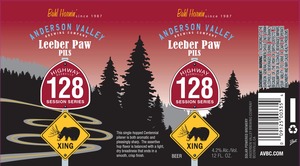 Anderson Valley Brewing Company Leeber Paw Pils March 2014