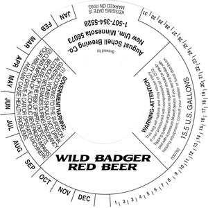 Wild Badger Red Beer March 2014