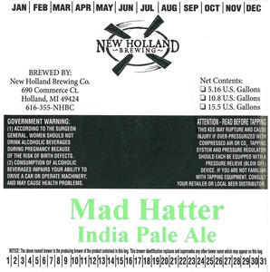 New Holland Brewing Company, LLC Mad Hatter