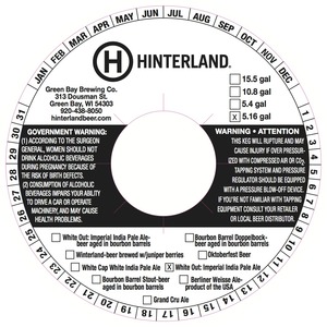 Hinterland White Out Imperial India Pale