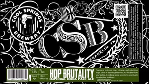 Cool Springs Brewery Hop Brutality