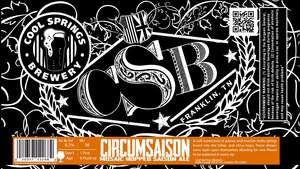 Cool Springs Brewery Circumsaison