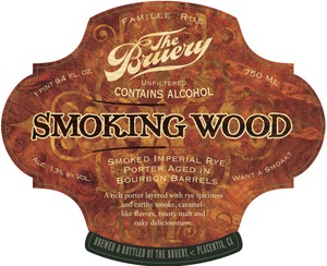 The Bruery Smoking Wood March 2014