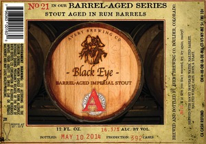 Avery Brewing Company Black Eye March 2014