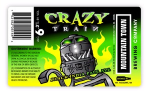 Crazy Train Black India Pale Ale March 2014