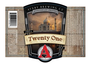 Avery Brewing Company Twenty One Anniversary