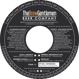 The Brew Gentlemen Beer Company Wheat