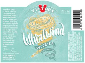 Victory Whirlwind Witbier March 2014