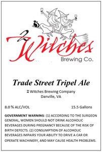 2 Witches Brewing Company Trade Street Tripel