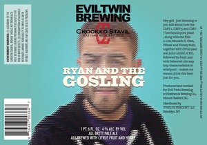 Evil Twin Brewing Ryan & The Gosling March 2014