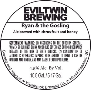 Evil Twin Brewing Ryan & The Gosling