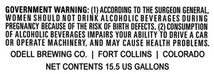 Odell Brewing Company Footprint