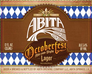 Abita Octoberfest Marzen-style Lager Seasonal March 2014