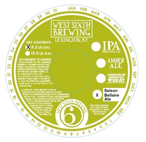 West Sixth Brewing Saison Bellaire