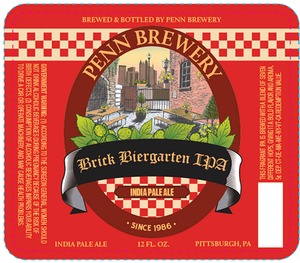 Penn Brewery Brick Biergarten IPA April 2014