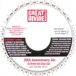 Great Divide Brewing Company 20th Anniversary March 2014