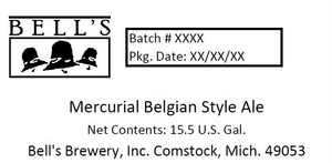 Bell's Mercurial Belgian Style March 2014