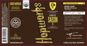 Hopworks Urban Brewery Belgian Style Saison April 2014