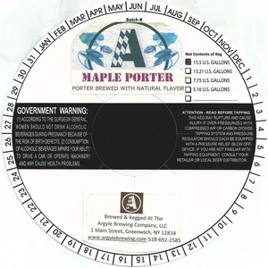 Argyle Brewing Company, LLC Maple Porter