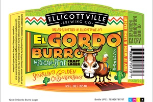 Ellicottville Brewing Company El Gordo Burro Mexican Style Lager