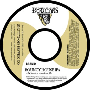 Smuttynose Brewing Co. Bouncy House IPA March 2014