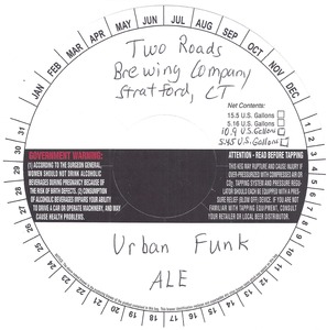Two Roads Brewing Company Urban Funk March 2014