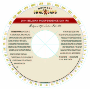 Ommegang 2014 Belgian Independence Day IPA March 2014