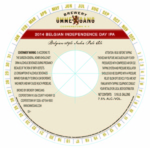 Ommegang 2014 Belgian Independence Day IPA March 2014