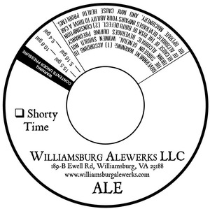 Williamsburg Alewerks Shorty Time April 2014