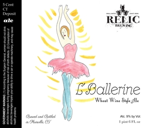 Relic Brewing L'ballerine April 2014