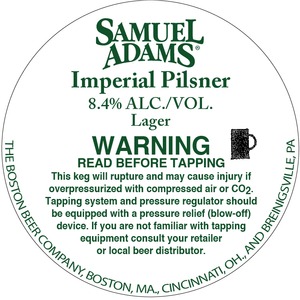 Samuel Adams Imperial Pilsner March 2014