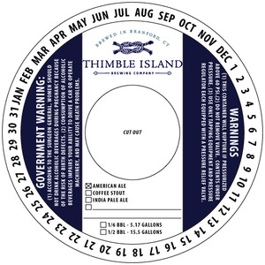 Thimble Island Brewing Company April 2014