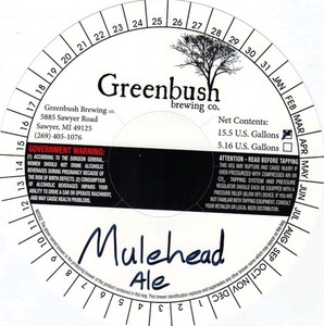 Greenbush Brewing Co. Mulehead April 2014