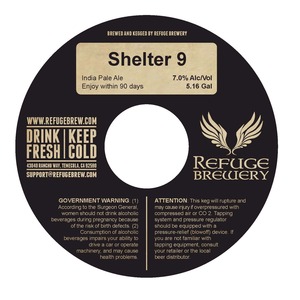 Refuge Brewery Shelter 9 April 2014