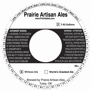 Praire Artisan Ales Willows