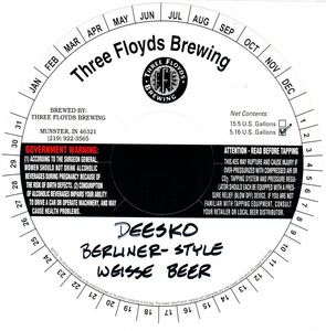 Deesko Berliner-style Weisse Beer April 2014