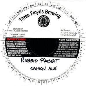 Rabbid Rabbit Saison Ale April 2014