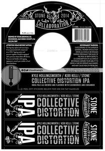 Stone Brewing Co Collective Distortion IPA April 2014