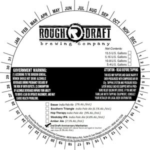 Rough Draft Brewing Company 2nd Draft Anniversary Manhattan