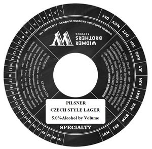 Widmer Brothers Brewing Company Pilsner April 2014