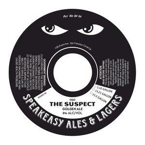 The Suspect Golden Ale