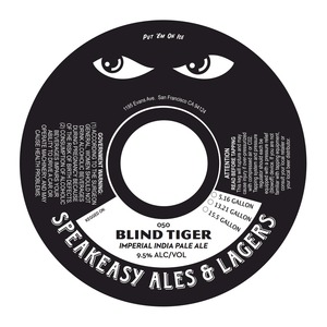 Blind Tiger Imperial India Pale Ale