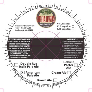 Broadway Brewery American Pale Ale